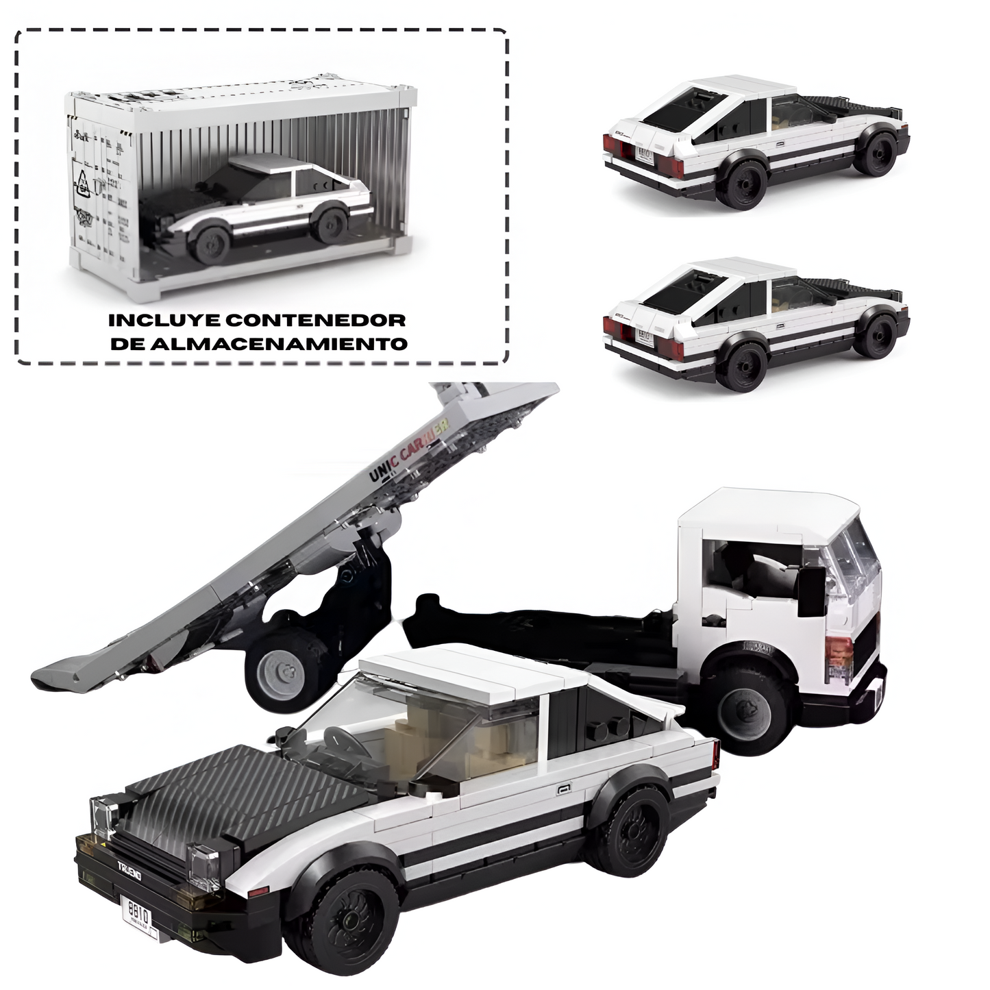 Toyota AE86 Trueno de Construcción en Bloques