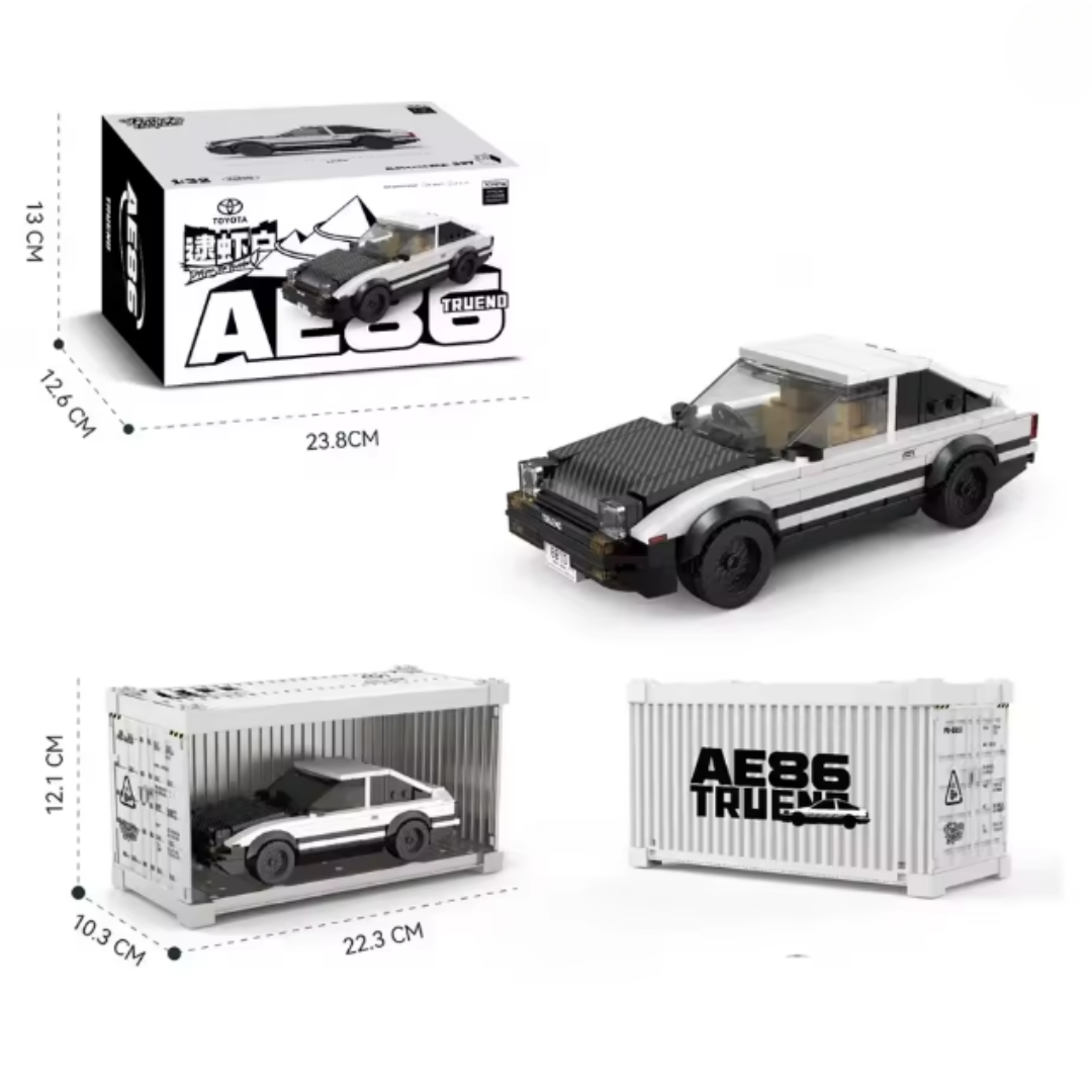 Toyota AE86 Trueno de Construcción en Bloques