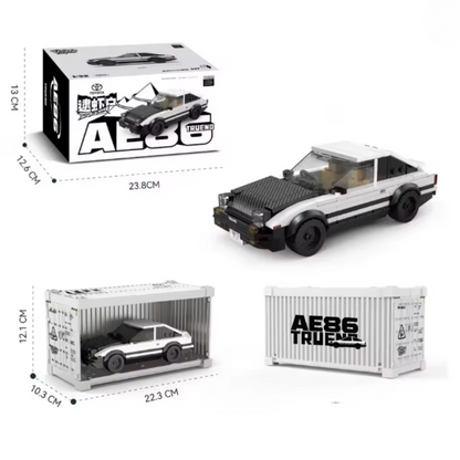 Toyota AE86 Trueno de Construcción en Bloques