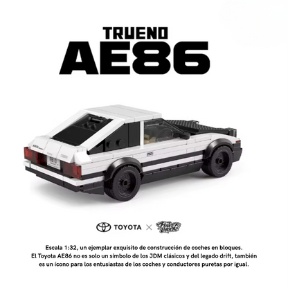 Toyota AE86 Trueno de Construcción en Bloques