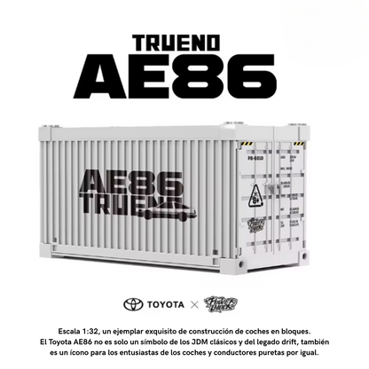 Toyota AE86 Trueno de Construcción en Bloques