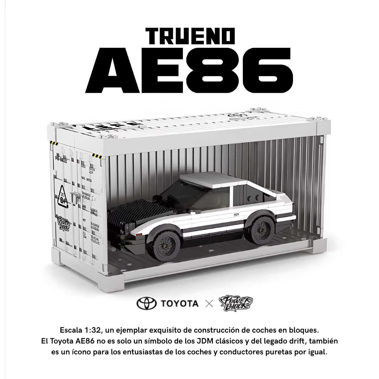 Toyota AE86 Trueno de Construcción en Bloques