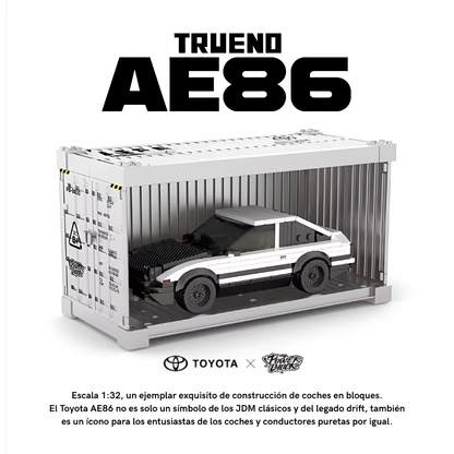 Toyota AE86 Trueno de Construcción en Bloques
