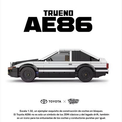 Toyota AE86 Trueno de Construcción en Bloques